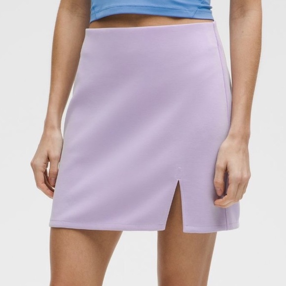 lululemon athletica Dresses & Skirts - LULULEMON SOFTSTREME HIGH RISE MINI SKIRT